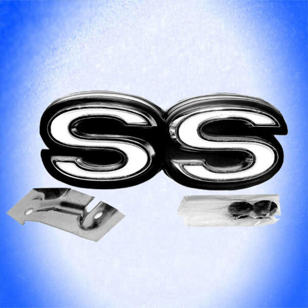 Logo Schriftzug SS Kühlergrill Chevrolet Chevelle El Camino 70 1970 Emblem