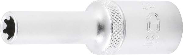 Steckschlüssel-Einsatz E-Profil, tief | Antrieb Innenvierkant 12,5 mm (1/2") | SW E10