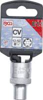 Steckschlüssel-Einsatz E-Profil | Antrieb Innenvierkant 12,5 mm (1/2") | SW E11