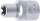 Steckschlüssel-Einsatz E-Profil | Antrieb Innenvierkant 12,5 mm (1/2") | SW E12