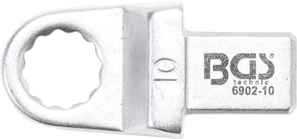 Einsteck-Ringschlüssel | 10 mm | Aufnahme 9 x 12 mm