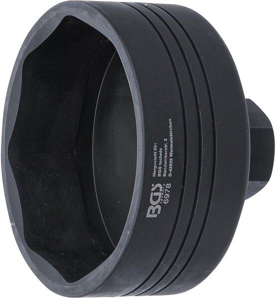 Achsmuttern-Schlüssel | 8-kant | für BPW 12 t Achsen | SW 109 mm