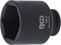 Kraft-Steckschlüssel-Einsatz Sechskant | Antrieb Innenvierkant 12,5 mm (1/2") | SW 52 mm