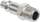 Druckluft-Stecknippel | 6,3 mm (1/4") Außengewinde | USA / Frankreich