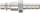 Druckluft-Stecknippel mit 8 mm (5/16") Schlauchanschluss | USA / Frankreich