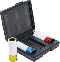 Kraft-Schoneinsatz-Satz | Antrieb Innenvierkant 12,5 mm (1/2") | SW 17 - 19 - 21 mm | 3-tlg.