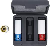 Kraft-Schoneinsatz-Satz | Antrieb Innenvierkant 12,5 mm (1/2") | SW 17 - 19 - 21 mm | 3-tlg.