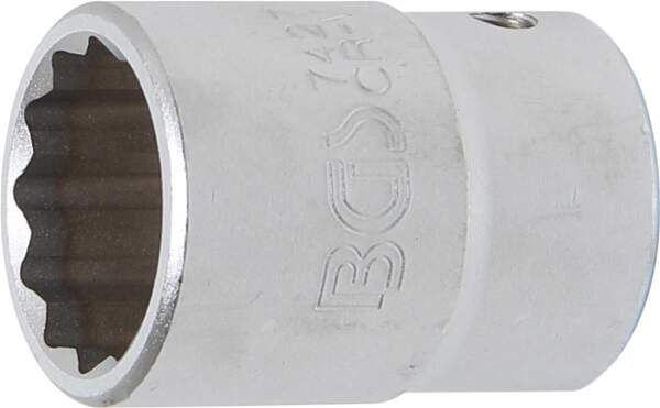Steckschlüssel-Einsatz Zwölfkant | Antrieb Innenvierkant 20 mm (3/4") | SW 27 mm