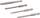 Sicherheitsschrauben-Bit-Satz, lang | 51-tlg.
