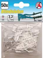 Blindnieten-Sortiment | Ø 3,2 mm | 50-tlg.