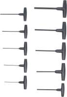 Schraubendreher-Satz mit T-Griff | Innensechskant 2 - 10 mm | 10-tlg.