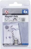 Magnet-Satz | extra stark | Ø 12 mm | 4-tlg.