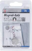 Magnet-Satz | extra stark | Ø 18 mm | 2-tlg.