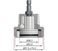 Adapter Nr. 8 für Art. 8027, 8098 | für VW
