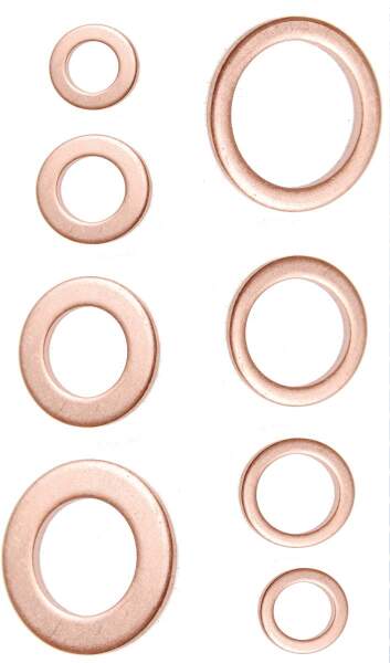 Dichtring-Sortiment | Kupfer | 150-tlg.
