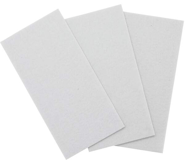 Filzgleiter | Platten | weiß | 100 x 200 mm | 3-tlg.