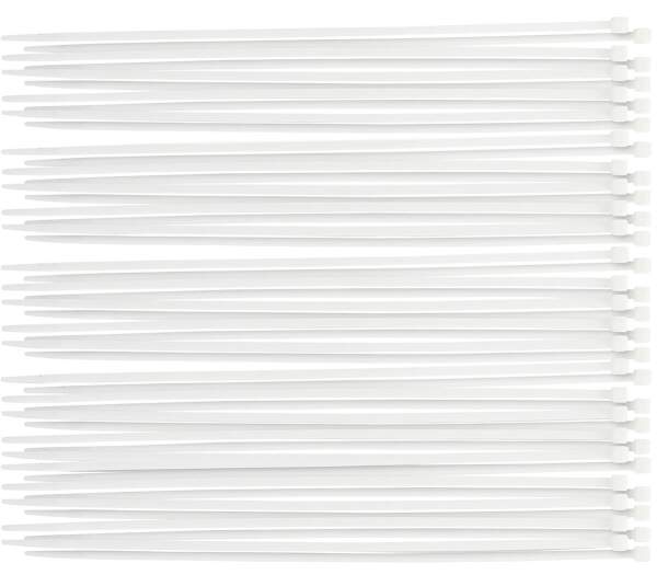 Kabelbinder-Sortiment | weiß | 4,8 x 300 mm | 50-tlg.