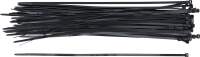 Kabelbinder-Sortiment | schwarz | 4,5 x 350 mm | 50-tlg.