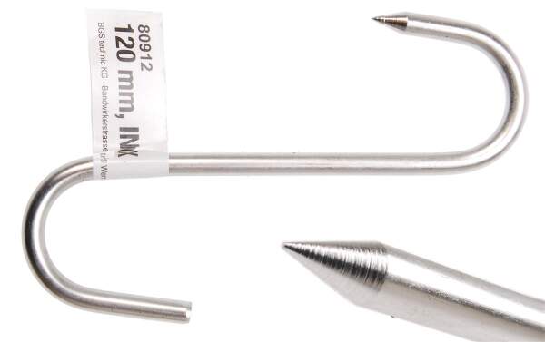 Fleischerhaken | INOX | 120 mm