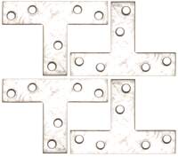 T-Winkel | 70 x 50 x 16 mm | 4-tlg.