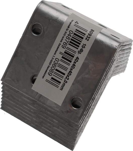 Winkelverbinder | 40 x 40 x 40 mm | 10-tlg.