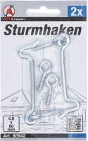 Sturmhaken | 4,0 x 80 mm | 2-tlg.