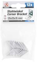 Stuhlwinkel | 25 x 25 x 15 mm | 12-tlg.