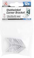 Stuhlwinkel | 25 x 25 x 15 mm | 12-tlg.