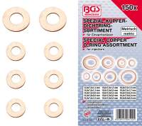 Einspritzdüsen-Kupferring-Sortiment | 150-tlg.