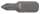 Bit | Antrieb Außensechskant 6,3 mm (1/4") | Kreuzschlitz PZ1