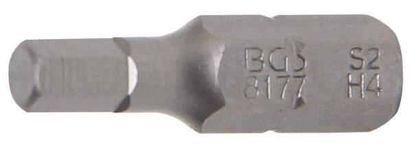 Bit | Antrieb Außensechskant 6,3 mm (1/4") | Innensechskant 4 mm
