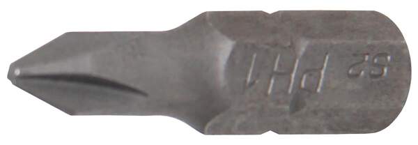Bit | Antrieb Außensechskant 6,3 mm (1/4") | Kreuzschlitz PH1