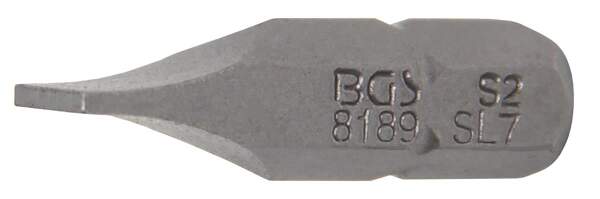Bit | Antrieb Außensechskant 6,3 mm (1/4") | Schlitz 7 mm