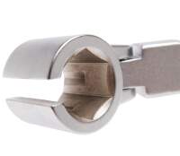 Spezial-Ringschlüssel für Lambdasonden, kippbar, mit Griff | SW 22 mm