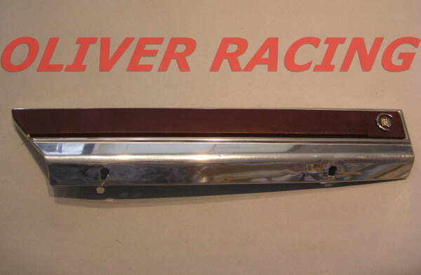 Zierleiste Fahrersitz rot Cadillac DeVille Fleetwood 80 81 82 83 84 85 86 87-89