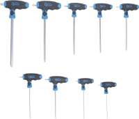 T-Griff-Schlüssel-Satz | T-Profil (für Torx) T10 - T50 | 9-tlg.