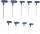 T-Griff-Schlüssel-Satz | T-Profil (für Torx) T10 - T50 | 9-tlg.