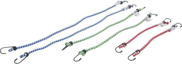 Gepäckspanner-Satz | 300 / 450 / 600 mm | 6-tlg.