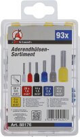 Aderendhülsen-Sortiment | isoliert | 93-tlg.