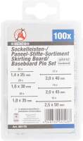 Sockelleisten- / Paneel-Stifte-Sortiment | 100-tlg.