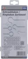 Schraubhaken / Ringhaken Sortiment | 142-tlg.