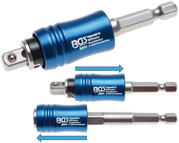 Magnethalter für Bits und Steckschlüssel "2-IN-1"