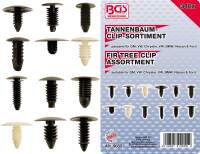 Tannenbaumclip-Sortiment für GM, VW, Chrysler, BMW, Nissan Ford | 340-tlg.