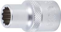 Steckschlüssel-Einsatz-Satz, Zwölfkant | Antrieb Innenvierkant 12,5 mm (1/2") | Zollgrößen | 10-tlg.