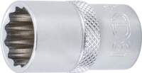 Steckschlüssel-Einsatz-Satz, Zwölfkant | Antrieb Innenvierkant 12,5 mm (1/2") | Zollgrößen | 10-tlg.