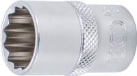 Steckschlüssel-Einsatz-Satz, Zwölfkant | Antrieb Innenvierkant 12,5 mm (1/2") | Zollgrößen | 10-tlg.