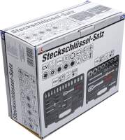 Steckschlüssel-Satz | Antrieb 6,3 mm (1/4") + 12,5 mm (1/2") | Zollgrößen | 174-tlg.