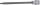 Bit-Einsatz | Länge 200 mm | Antrieb Innenvierkant 12,5 mm (1/2") | T-Profil (für Torx) T27