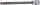 Bit-Einsatz | Länge 200 mm | Antrieb Innenvierkant 12,5 mm (1/2") | Innenvielzahn (für XZN) M9