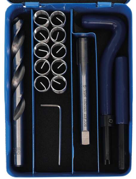 Gewinde-Reparatursatz | M12 x 1,0 | 14-tlg.
